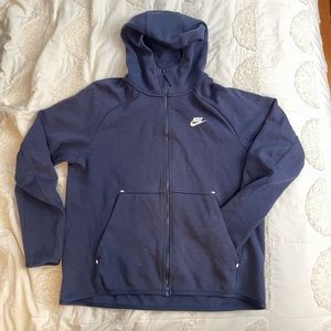 Nike tech fleece- navy zip up